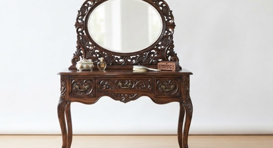 Carved Dressing Table — alternate view